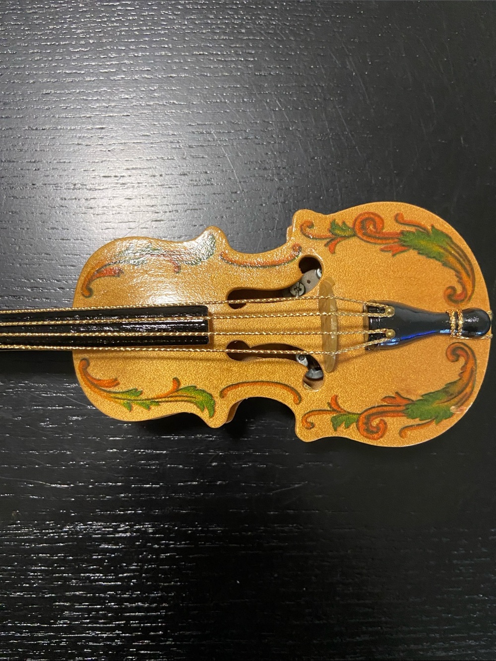 San Francisco Music Box Co. Violin Musical Christmas Ornament II - Picture 3 of 7